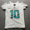 STS - Dolphins Tyreek Hill Game Worn Jersey (10/10/23) Size 38 With Captains Patch