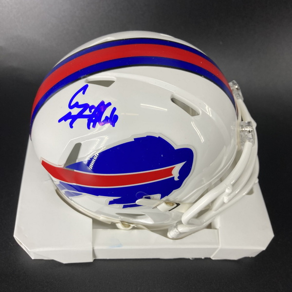 NFL - Bills Connor McGovern Signed Mini Helmet