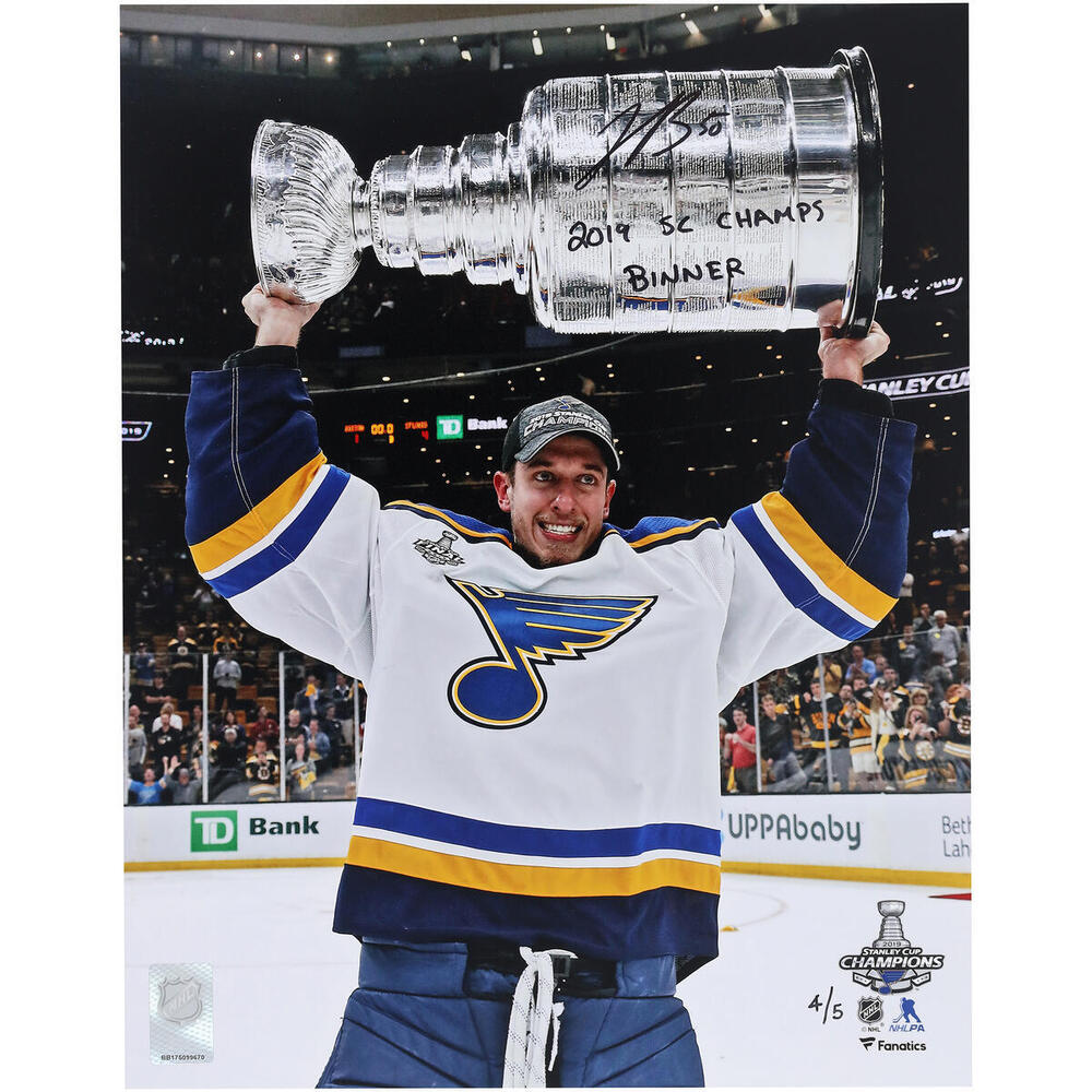 Jordan Binnington St. Louis Blues Autographed 11