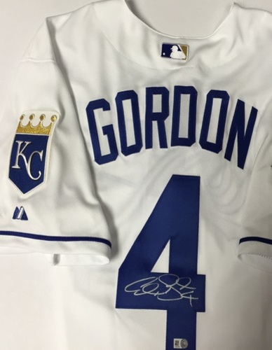 Photo of Alex Gordon Autographed Authentic Royals Jersey 