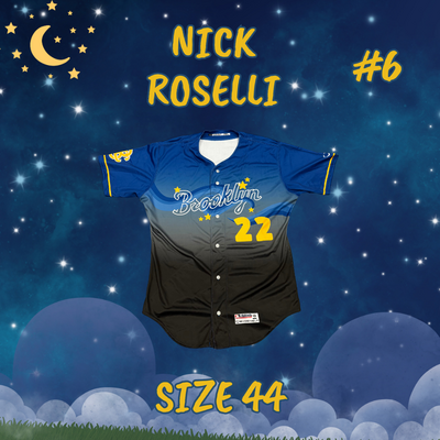 #6 Nick Roselli Game Used Starry Night Jersey (Size 44)