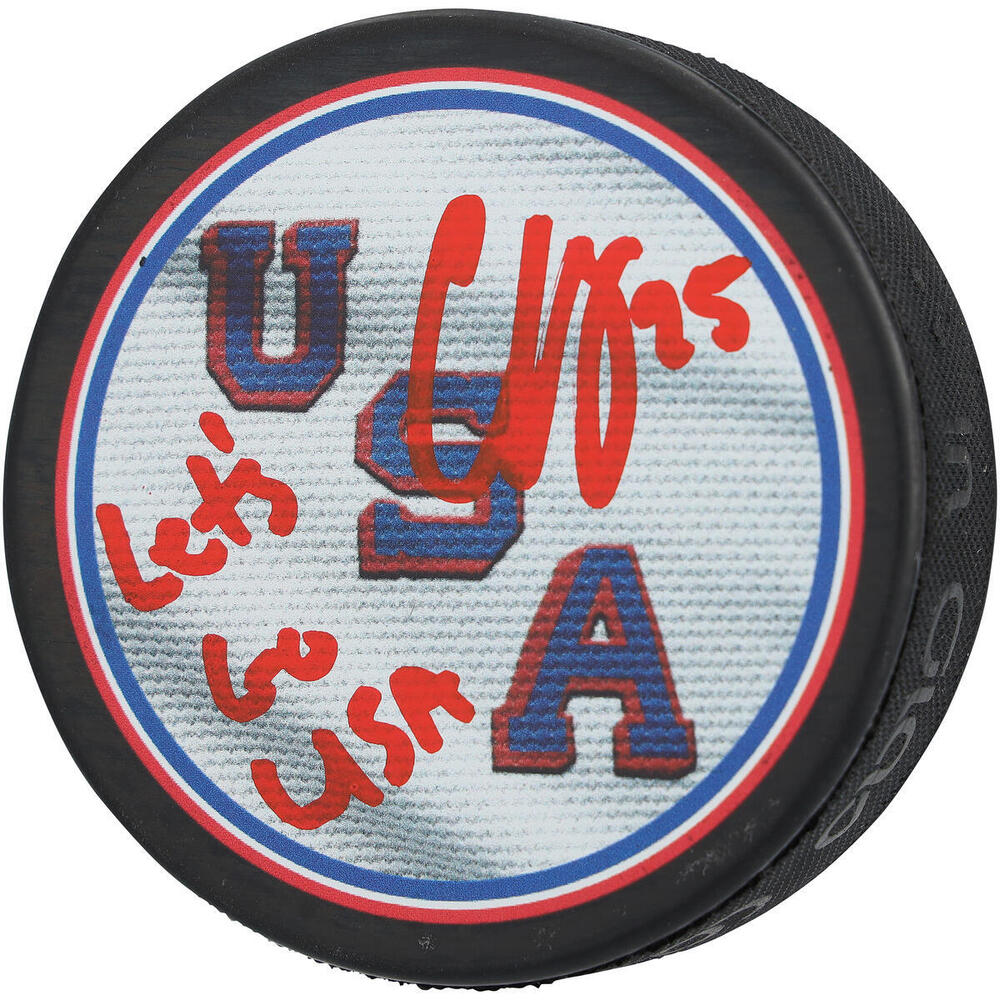 Charlie McAvoy Boston Bruins Autographed Team USA 2026 Olympics Hockey Puck with 