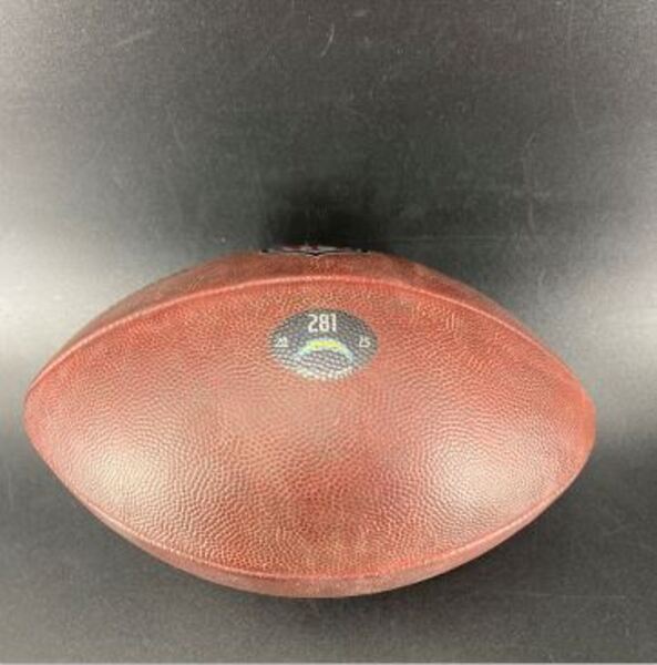 Crucial Catch - Chargers Game Used Football (2025 Season) Numbered 281Ne...