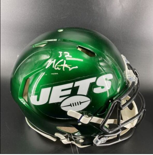 Jets Michael Carter Signed Authentic Speed Helmet (Not Authenticated)