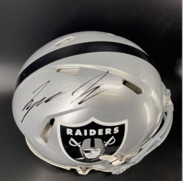 NFL - Raiders Tyree Wilson Signed Authentic Speed Helmet