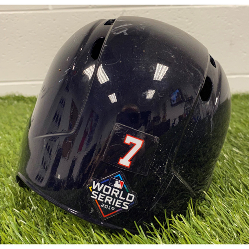 Trea Turner Helmet with World Series Decal