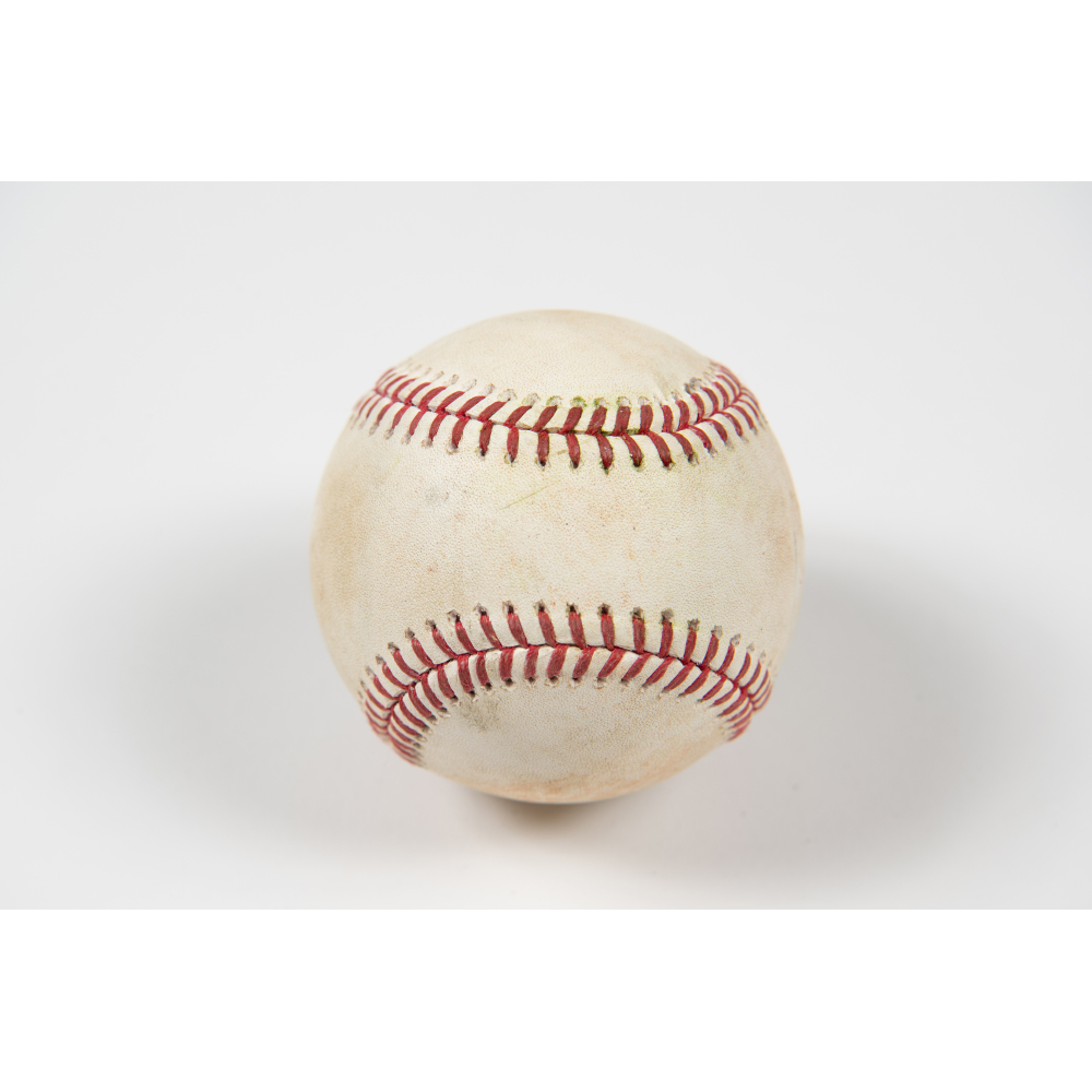 2023 Game Used Baseball Victor Mederos to Evan Longoria (Walk