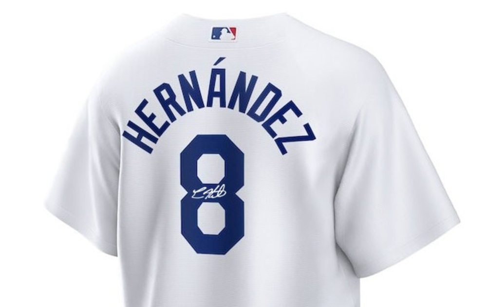 PRESALE: Kike Hernandez Autographed Dodgers Replica Jersey