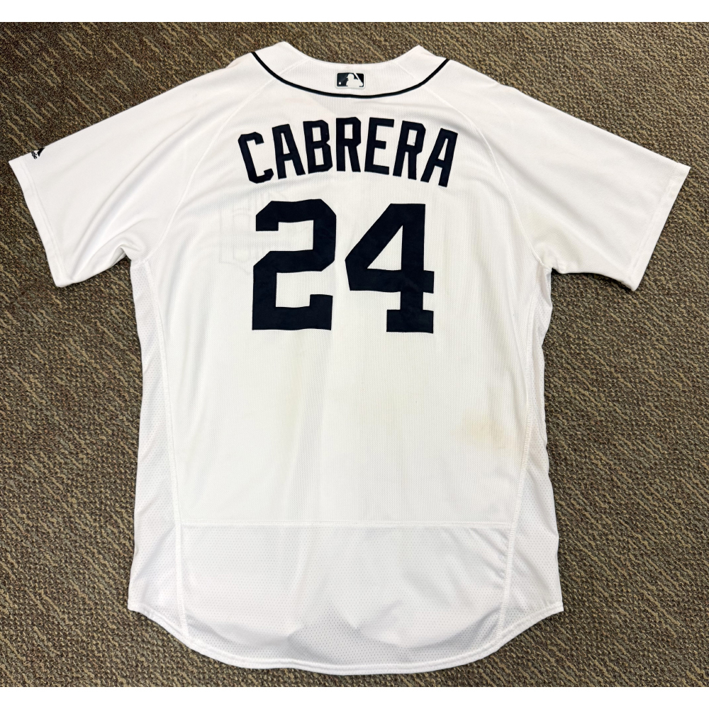 Cabrera Exclusive! Miguel Cabrera #24 Detroit Tigers Game-Used