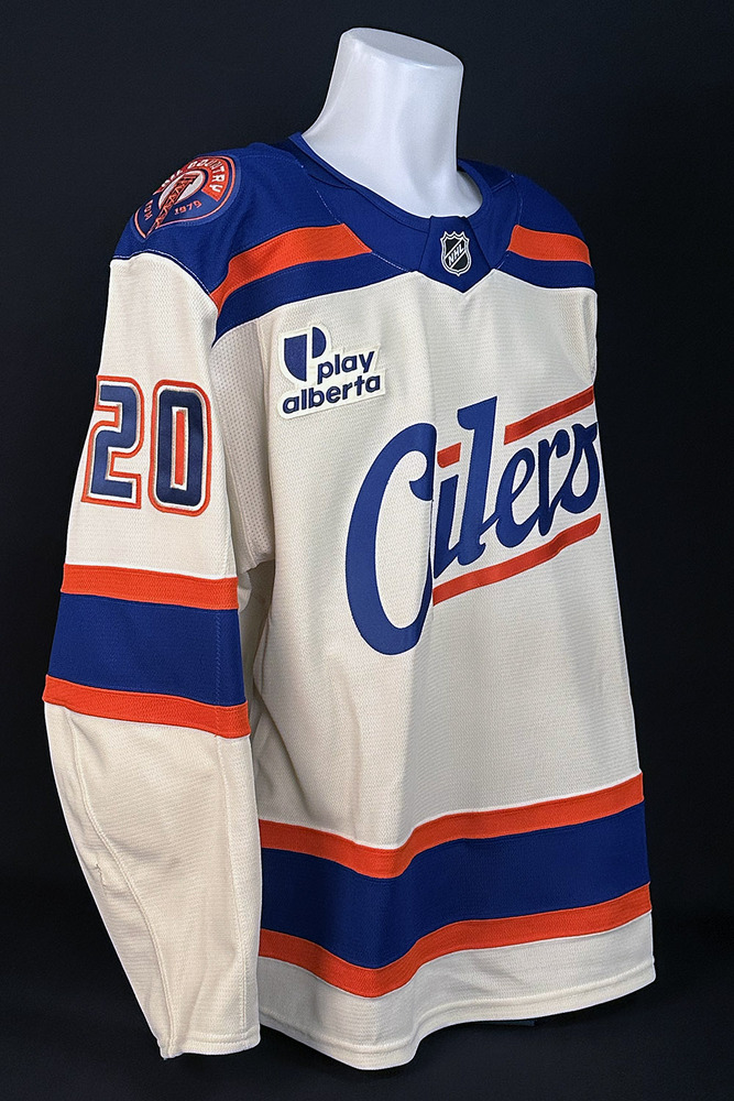 Curtis Lazar #20 - 2025-26 Edmonton Oilers Alternate Set #2 Game Worn Jersey - Worn For 1 Game - Dec 6th vs Winnipeg