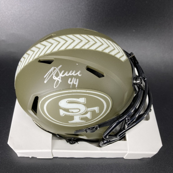 NFL - 49ers Kyle Juszczyk Signed STS Mini Helmet