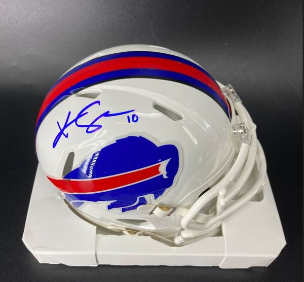 Bills - Khalil Shakir Signed Mini Helmet