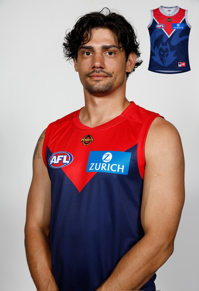 Melbourne Demons Gather Round Guernsey - Shane McAdam #23