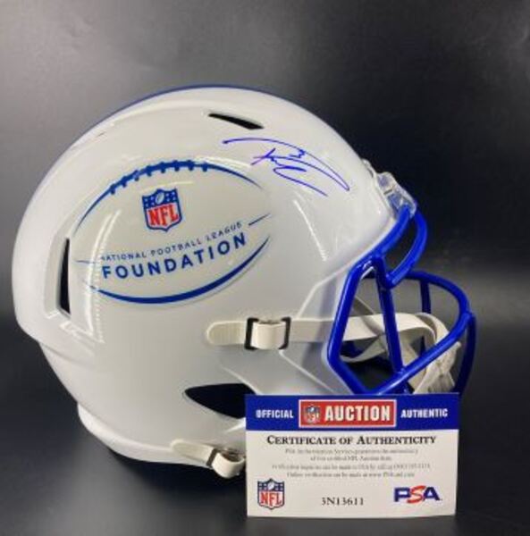 NFL - Steelers Russell Wilson Signed Replica Speed Helmet with NFL Found...