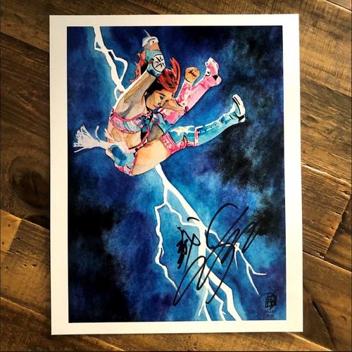 Kairi Sane SIGNED 11 x 14 Rob Schamberger Print