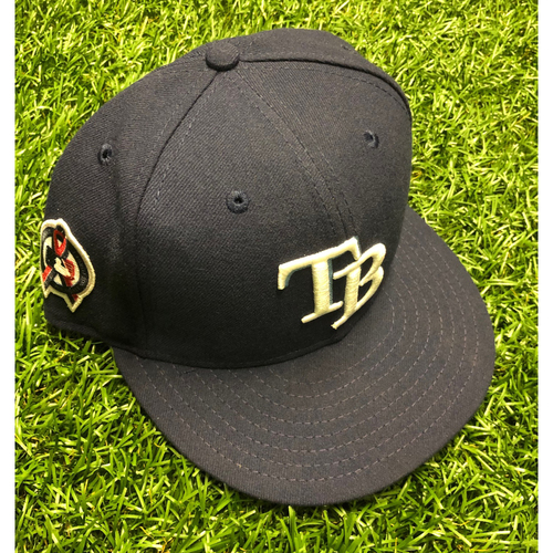 Game Used Cap: Kean Wong (size 7 3/8 