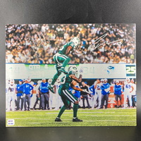 Jets - Multi Sign Metal Picture (14x11) Signed By Jamal Adams And Marcus...