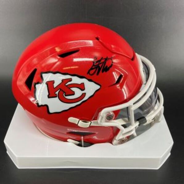 NFL - Chiefs Garrett Nussmeier Signed Mid-Size Speed Flex Helmet
