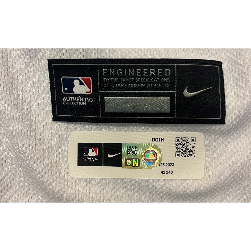 Javier Baez 28 Detroit Tigers GameUsed Home Jersey 1000th Career