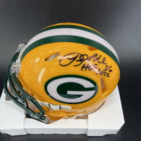 HOF - Packers LeRoy Butler Signed Mini Helmet with HOF 22 Inscription