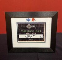 Mason Graham signed Draft Card -  First official autographed item as an ...