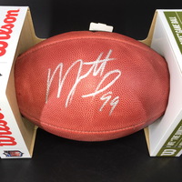 NFL - Falcons Matthew Judon Signed Authentic Football