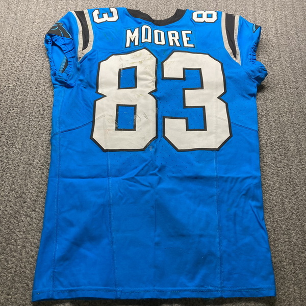 International Series - Panthers David Moore Game Used Jersey (11/10/24) ...