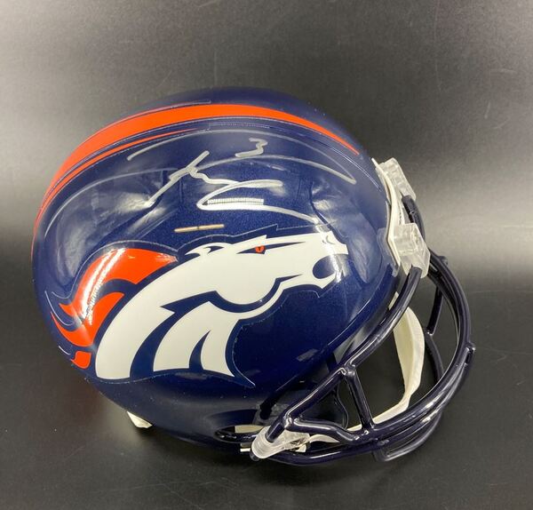 Broncos - Russell Wilson Signed Replica Helmet