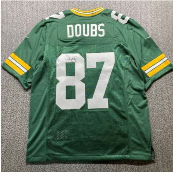 Packers - Romeo Doubs Signed Replica Jersey Size L