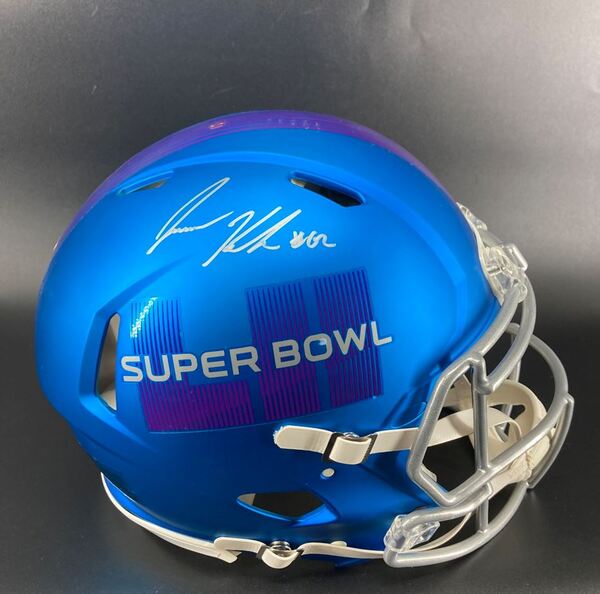 NFL - Eagles Jason Kelce Signed Authentic Super Bowl 52 Speed Helmet
