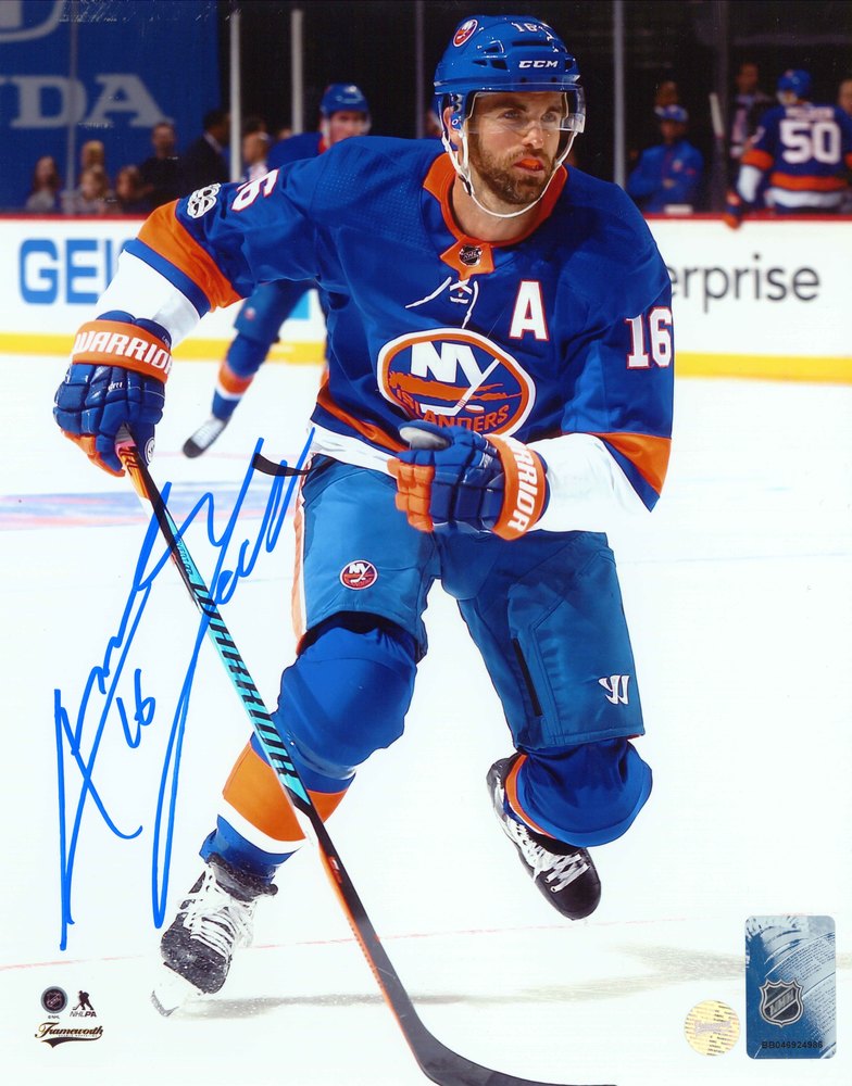 Andrew Ladd - Signed 8x10 Photo Islanders Blue Skating