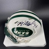 Jets - Muhammad Wilkerson Signed Mini Helmet
