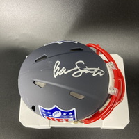NFL - Commanders Ben Sinnott Signed Blue Shield Mini Helmet