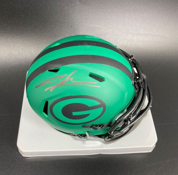 HOF - Packers Charles Woodson Signed Rave Mini Helmet