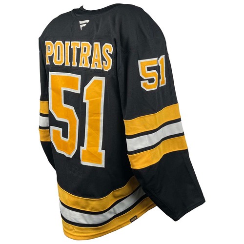 Photo of Game-Used 2025-2026 Season Home Hockey Jersey - Matthew Poitras