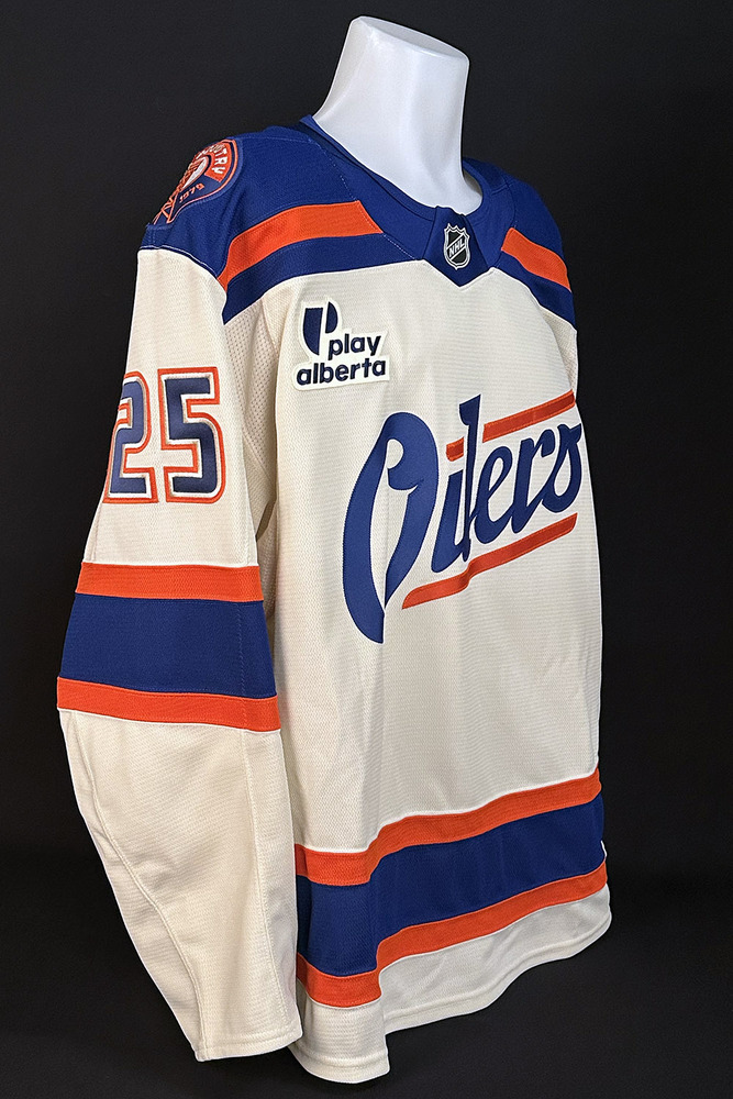 Darnell Nurse #25 - 2025-26 Edmonton Oilers Alternate Set #2 Game Worn Jersey - Worn For 1 Game - Dec 6th vs Winnipeg