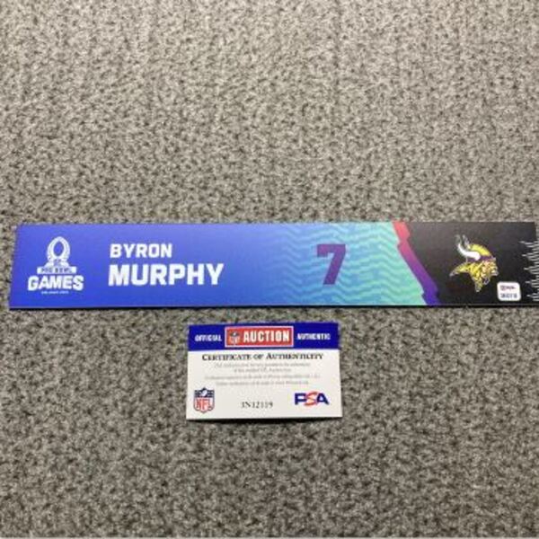 NFL - Vikings Byron Murphy 2025 Pro Bowl Games Nameplate 1 of 1