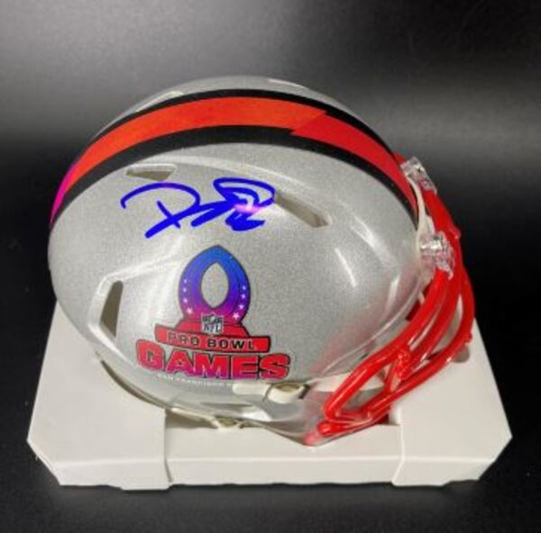 NFL - Bears Drew Dalman Signed Pro Bowl Games Mini Helmet