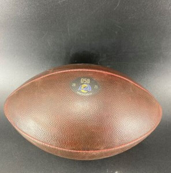 STS - Rams Game Used Football (2025 Season) Individually Numbered 058Nex...