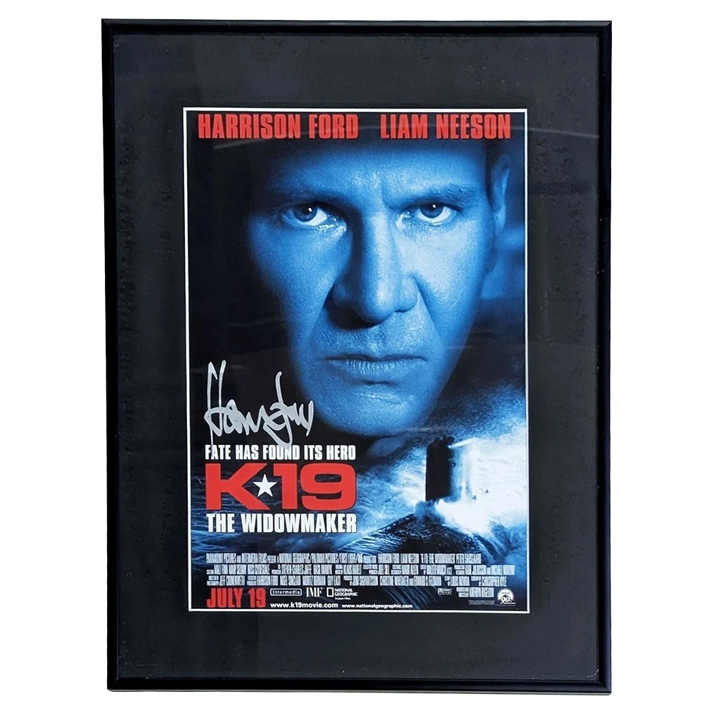 Harrison Ford Autographed 'K-19 The Widowmaker' Framed Poster