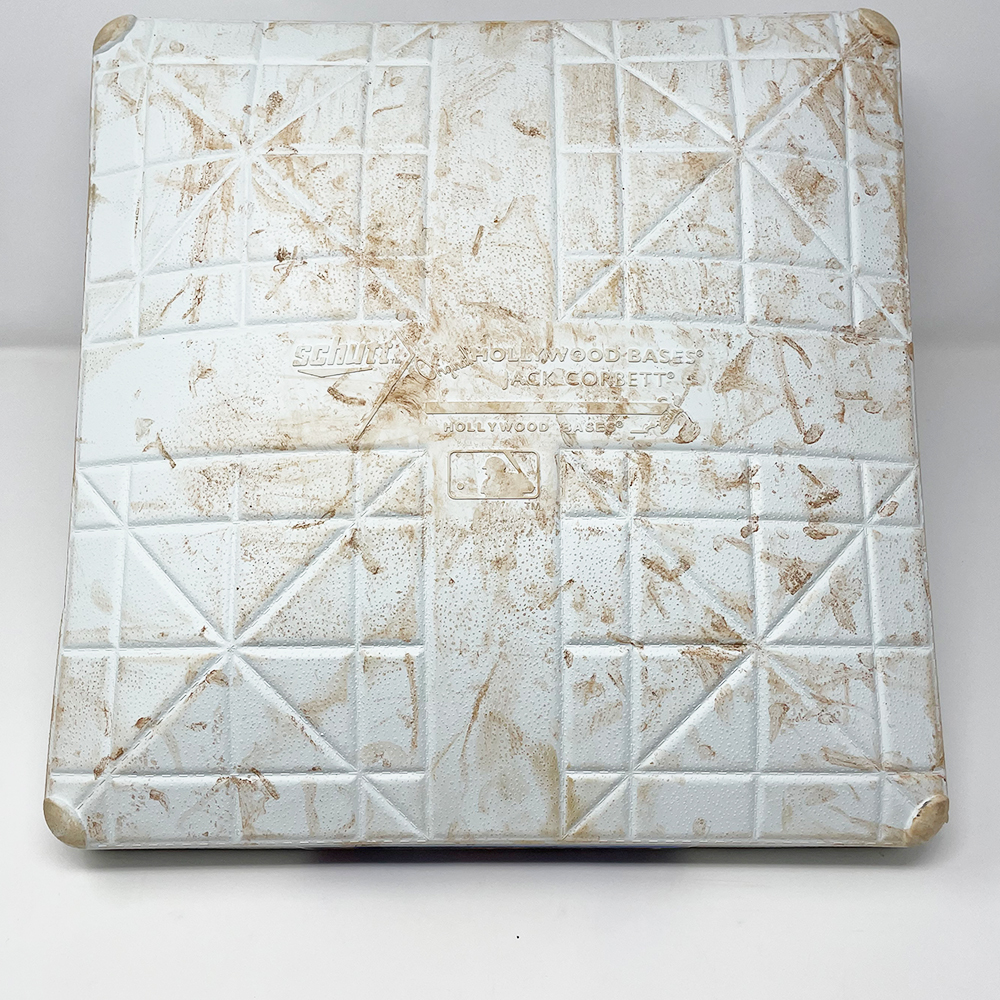 Game Used 2nd Base Innings 13 Mets vs. Rangers 7/1/22 Mets Win