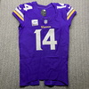 Crucial Catch - Vikings Sam Darnold Game Worn Jersey (10/20/2024) Size 42 With Captains Patch