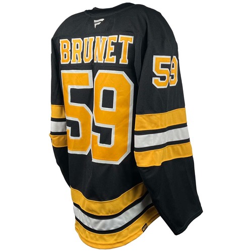 Photo of Game-Used 2025-2026 Preseason Home Hockey Jersey - Frederic Brunet