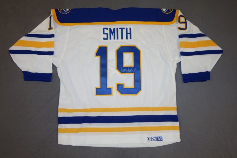 Derek Smith 2018 Buffalo Sabres Alumni Wine Festival Autographed Worn Jersey