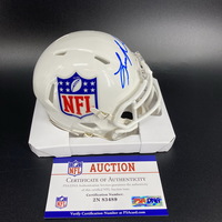 NFL - Colts Luke Rhodes Signed NFL Shield Mini Helmet
