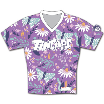 #38 TinCaps - Caps Against Cancer Jersey