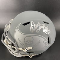 HOF - Buccaneers Warren Sapp Signed Replica Slate Speed Helmet