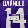 Crucial Catch - Vikings Sam Darnold Game Worn Jersey (10/20/2024) Size 42 With Captains Patch