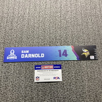 NFL - Vikings Sam Darnold 2024 Pro Bowl Games Nameplate 1 of 1