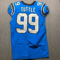 International Series - Panthers Shy Tuttle Game Used Jersey (11/10/24) S...